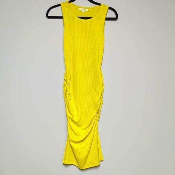 NWT Antistar Yellow Tank Dress - Picture 1 of 7